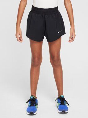 Nike Training Shorts Girls XL Black Elastic Waistband Loose Athletic Fit